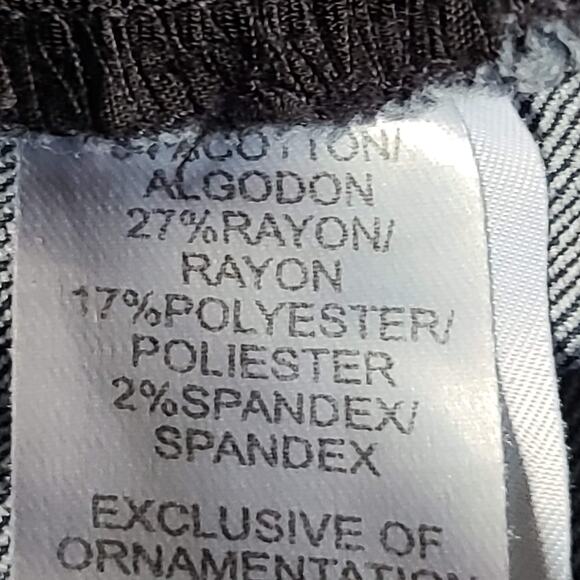 DEMOCRACY Ab Solution Ankle Skimmer Stretch Jeans B1641XXCO‎ Women's 6 - Picture 11 of 13